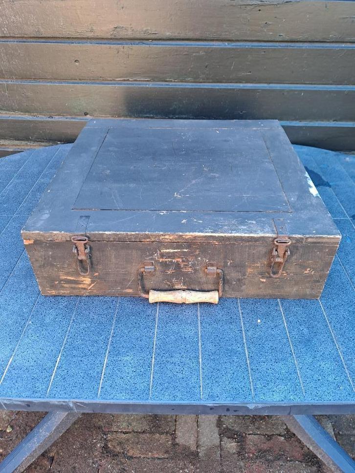 Originele Duitse Kist Eierhandgranate 1939, Verzamelen, Militaria | Tweede Wereldoorlog, Landmacht, Kist of Geocache, Duitsland