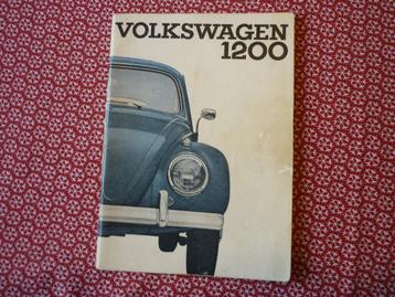 Mooi Volkswagen 1200 boek in zeer goede staat beschikbaar voor biedingen