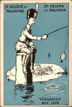 Wieringen - St. Helena in Holland, Verzamelen, Ansichtkaarten | Nederland, Ophalen of Verzenden, Voor 1920, Gelopen, Noord-Holland