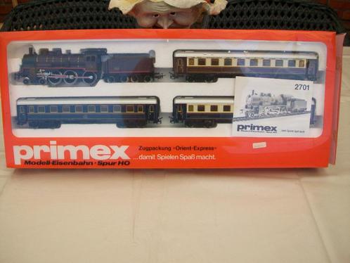 MARKLIN-PRIMEX 2701 ORIENT EXPRESS set loc + 4 wagons, Hobby en Vrije tijd, Modeltreinen | H0, Zo goed als nieuw, Treinset, Wisselstroom