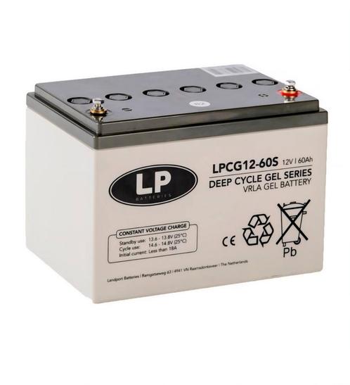 LP Deep Cycle Gel Accu 12V 60Ah - Nieuw, Auto-onderdelen, Accu's en Toebehoren, Nieuw, Ophalen