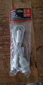 Lamp Kabel Met schakelaar - Werklamp / bouwlam E27, Ophalen of Verzenden, Nieuw, Minder dan 50 watt, Lamp