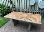 Tuintafel, Ophalen, Zo goed als nieuw, Rechthoekig, Hout