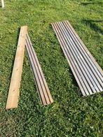 Rhombus Profiel Planken voor Schutting, Doe-het-zelf en Verbouw, Hout en Planken, Gebruikt, 25 tot 50 mm, 200 tot 250 cm, Plank