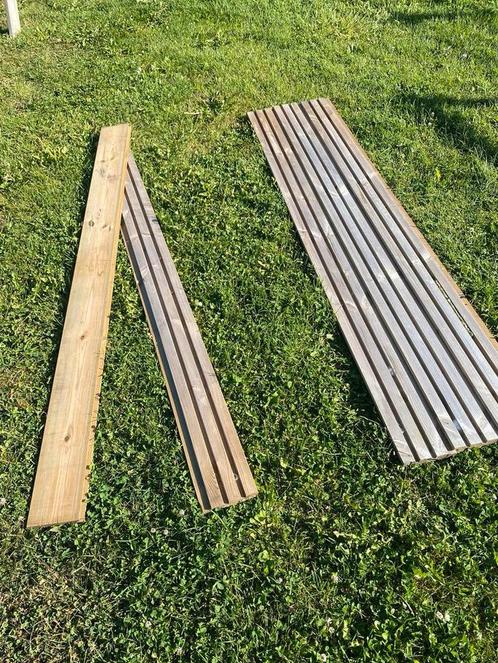 Rhombus Profiel Planken voor Schutting, Doe-het-zelf en Verbouw, Hout en Planken, Gebruikt, Plank, Overige houtsoorten, 200 tot 250 cm