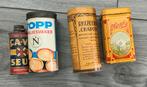 3 oude blikjes vintage, Ophalen of Verzenden, Gebruikt, Overige