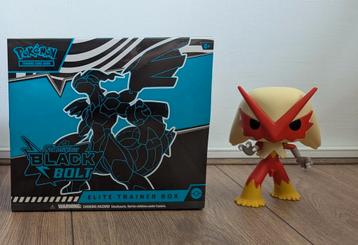 (Sealed) Pokemon Black Bolt Elite Trainer Box beschikbaar voor biedingen