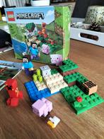 Lego Minecraft creeper hinderlaag, Kinderen en Baby's, Speelgoed | Duplo en Lego, Ophalen of Verzenden, Zo goed als nieuw, Complete set