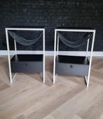ByCrea Iris Nachtkastjes Set - Luxe Design, Ophalen, Minder dan 45 cm, Metaal of Aluminium, Zo goed als nieuw