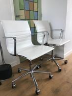 2 ICF Una Executive chair design stoel bureaustoel leer wit, Ophalen, Wit, Nvt, Nvt