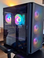 Black RGB Gaming PC | Ryzen 5 | RTX 2070, Ophalen, Zelf gebouwde pc, Zo goed als nieuw, Gaming