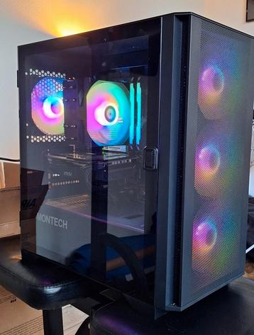 Black RGB Gaming PC | Ryzen 5 | RTX 2070 beschikbaar voor biedingen