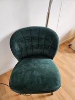 Mooi Groen velvet Stoeltje mag weg voor €100, Huis en Inrichting, Stoelen, Ophalen, Zo goed als nieuw, Overige kleuren, Eén