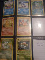 Pokémon Base Set Kaarten - Squirtle, Charmander, Bulbasaur, Ophalen of Verzenden, Zo goed als nieuw, Losse kaart, Foil