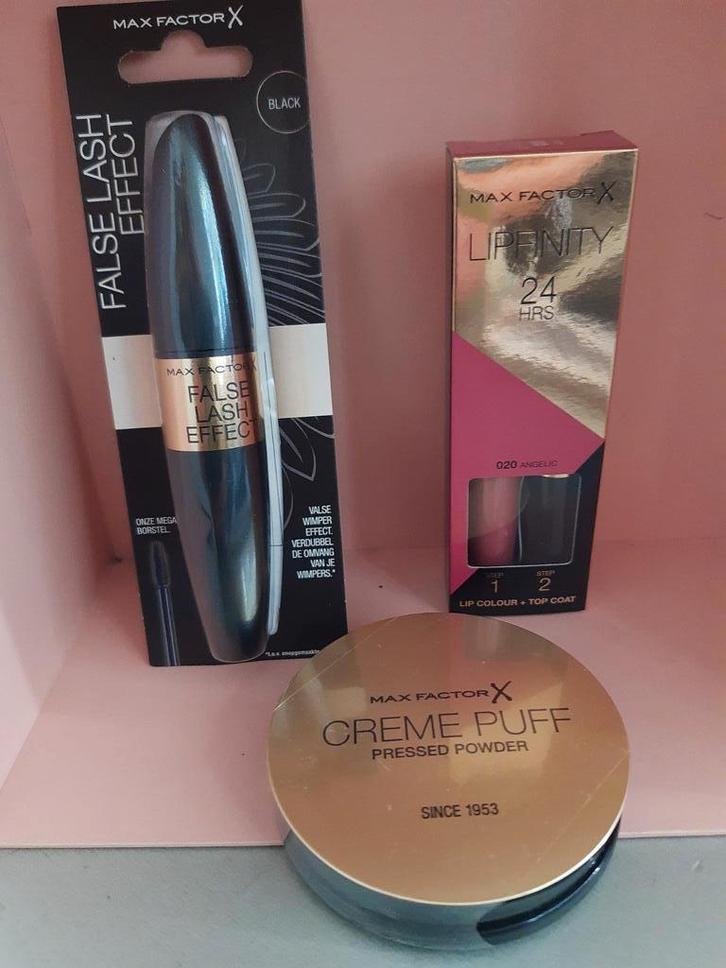 Make-up set Max Factor mascara lipfinity en powder, Sieraden, Tassen en Uiterlijk, Uiterlijk | Cosmetica en Make-up, Nieuw, Make-up