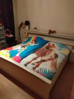 Tweepersoonsbed 180x200, Ophalen, Gebruikt, Wit, Tweepersoons