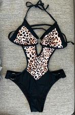 Monokini leopard print, Kleding | Dames, Ophalen of Verzenden, Zo goed als nieuw, Overige typen
