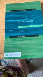 E.F. Groot - Insolventierecht, Ophalen, Zo goed als nieuw, E.F. Groot