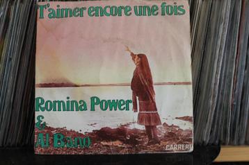 7" Single Romina Power & Al Bano - T'aimer Encore Une Fois beschikbaar voor biedingen