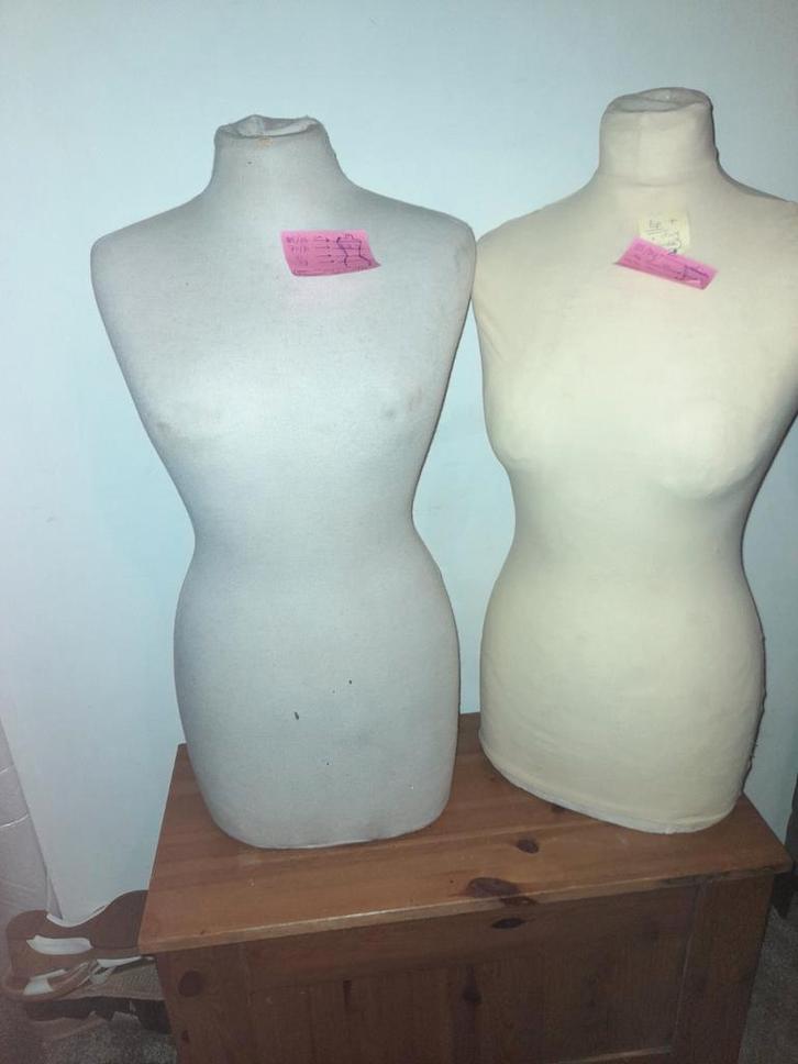 Twee paspoppen voor kleding maken, Hobby en Vrije tijd, Naaien en Fournituren, Gebruikt, Paspop, Ophalen