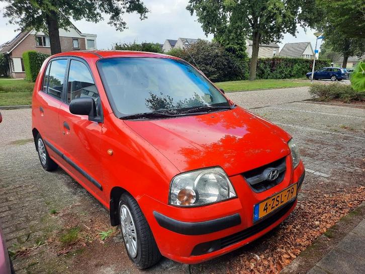 Hyundai Atos 1.1 2008 Rood, Auto's, Hyundai, Particulier, Atos, Centrale vergrendeling, Benzine, C, Hatchback, Handgeschakeld