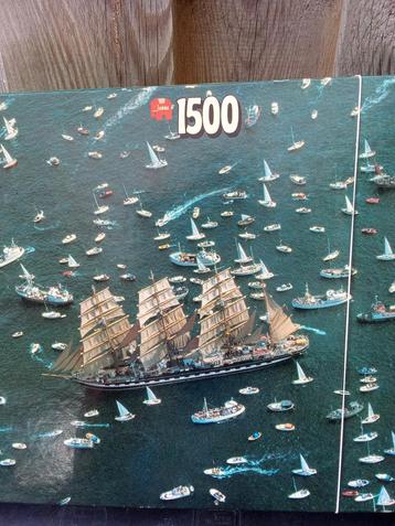 Jumbo 1500 Stukjes Puzzel - Zeilschepen beschikbaar voor biedingen