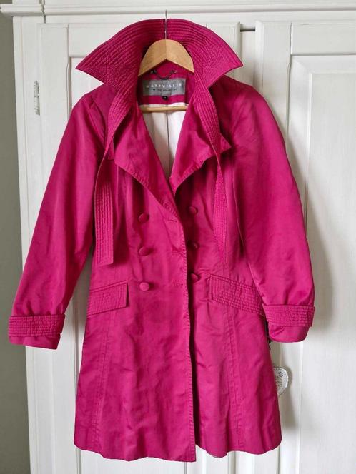 Fuchsia Roze Dames Jas Mart Visser, maat 36, Kleding | Dames, Jassen | Zomer, Zo goed als nieuw, Maat 36 (S), Roze, Ophalen