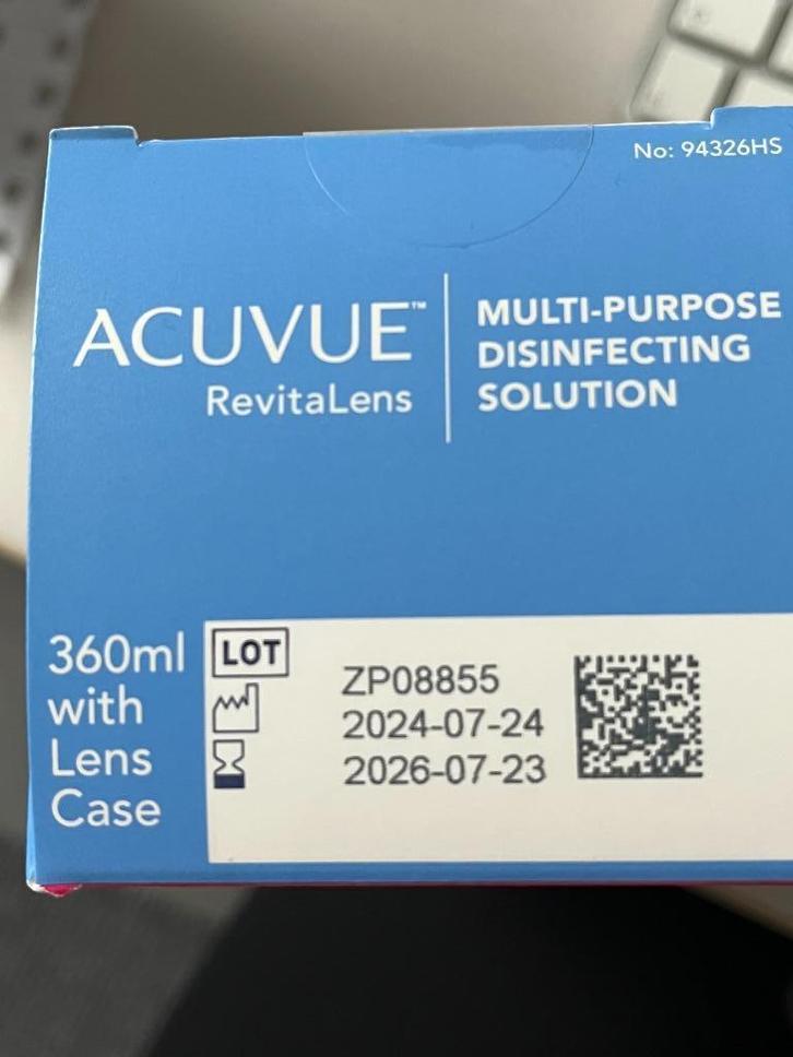 lenzenvloeistof Acavue Revitalens, Sieraden, Tassen en Uiterlijk, Uiterlijk | Gezichtsverzorging, Nieuw, Overige typen, Ogen, Ophalen of Verzenden