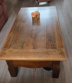 Massief eiken salontafel, Huis en Inrichting, Tafels | Salontafels, Ophalen, 100 tot 150 cm, Eikenhout, 50 tot 100 cm