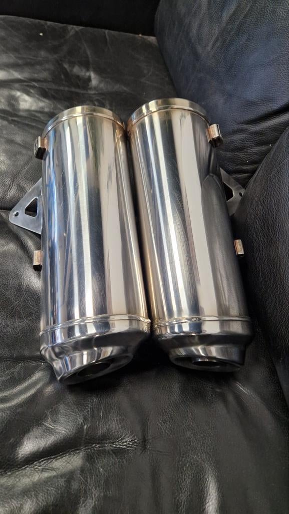 Uitlaten Dempers Triumph Street Triple 2010, Motoren, Onderdelen | Overige, Gebruikt, Ophalen of Verzenden