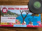 Reischeque Veenstra reizen, Tickets en Kaartjes, Kortingen en Cadeaubonnen, Eén persoon, Cadeaubon, Overige typen