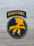 US WW2 17th Airborne division patch whiteback, Verzamelen, Militaria | Tweede Wereldoorlog, Ophalen of Verzenden, Amerika, Embleem of Badge