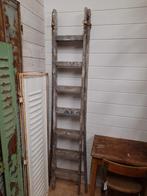 Oude hoge ladder trap plukladder klapladder brocante, Antiek en Kunst, Curiosa en Brocante, Ophalen
