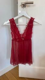 Sexy rode kanten doorschijnende nachtmode Hunkemoller, Verzenden