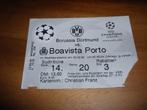 Oud Ticket Entree Toegangskaartje B Dortmund Boavista, Verzenden, Gebruikt, Buitenlandse clubs