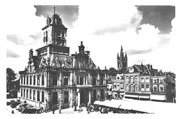 978391 Delft ZH 1956 Stadhuis Niet Gelopen beschikbaar voor biedingen