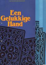 Programmaboek  toneelstuk "een gelukkige hand", Ophalen of Verzenden, Gebruikt, Boek, Tijdschrift of Artikel