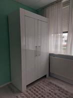 Slaap kamer kledingkast hoogglans wit, Ophalen, Gebruikt, 100 tot 150 cm, 200 cm of meer
