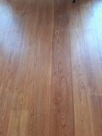 Massieve eiken houten vloer 50m2, Ophalen, Minder dan 25 mm, Eiken, Zo goed als nieuw