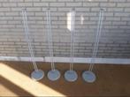 4 stuks luidspreker steun. 5 Euro per stuk, Refurbished, Minder dan 60 watt, Front, Rear of Stereo speakers, Ophalen