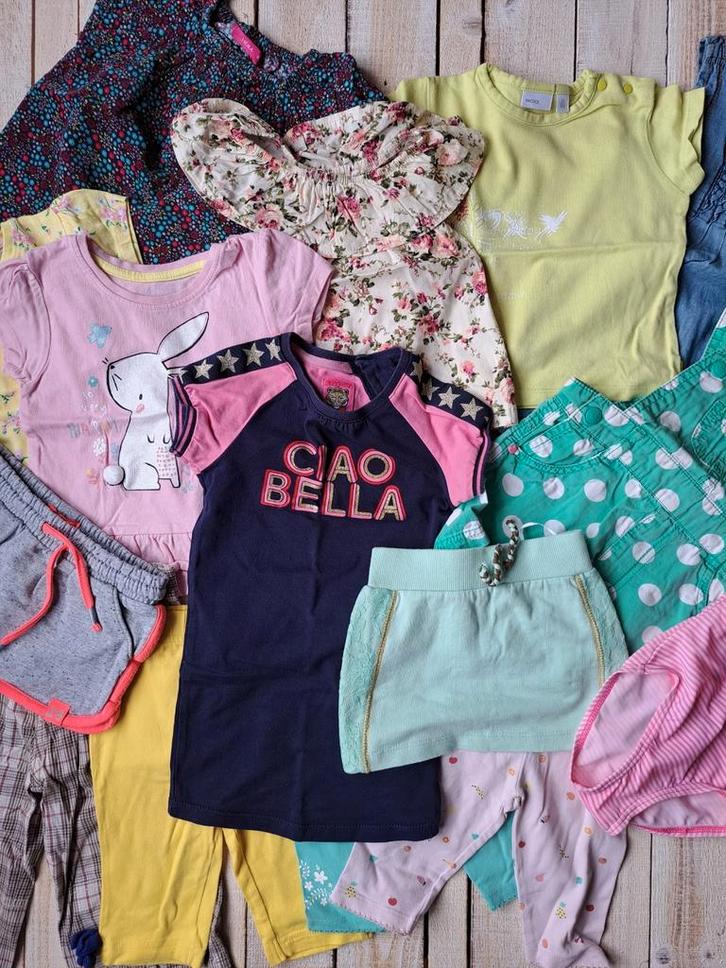 Meisjes kleding pakket maat 80, Kinderen en Baby's, Babykleding | Baby-kledingpakketten, Zo goed als nieuw, Maat 80, Verzenden