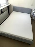 Grey Ikea Slattum bed 140x200, Huis en Inrichting, Slaapkamer | Bedden, Ophalen, Tweepersoons, 140 cm, Zo goed als nieuw