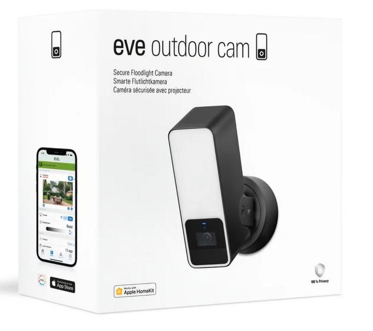 Eve outdoor cam (voor Apple HomeKit) bewakings camera, Audio, Tv en Foto, Videobewaking, Zo goed als nieuw, Ophalen of Verzenden