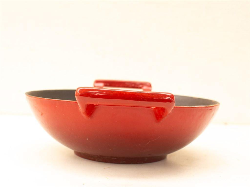 Gietijzeren wok 35584, Huis en Inrichting, Keuken | Potten en Pannen, Ophalen of Verzenden, Gebruikt, Gietijzer, Koekenpan of Braadpan