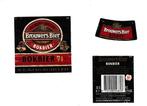Bieretiket Brouwers Bier  Bokbier 91  Albert Heijn, Verzamelen, Biermerken, Ophalen of Verzenden, Gebruikt, Overige typen, Overige merken