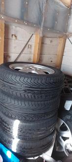 Mini Velgen 15 inch met Zomerbanden - R56/R57 & Honda Jazz, Auto-onderdelen, Ophalen, Gebruikt, 15 inch, Banden en Velgen