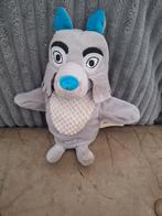 Knuffel Bor de wolf, handpop, Overige typen, Onbekend, Ophalen of Verzenden, Zo goed als nieuw