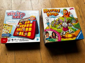 Bunny Hop & Wie is het? Bordspellen beschikbaar voor biedingen