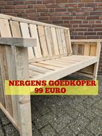 ✅Uniek sloophouten tuinbank – Stoer & sfeervol tuinset!, Ophalen of Verzenden, Nieuw, Hout