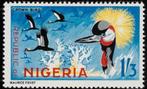 NIGERIA 11 - Dieren: vogels (kroonkraanvogel), Ophalen of Verzenden, Dier of Natuur, Postfris